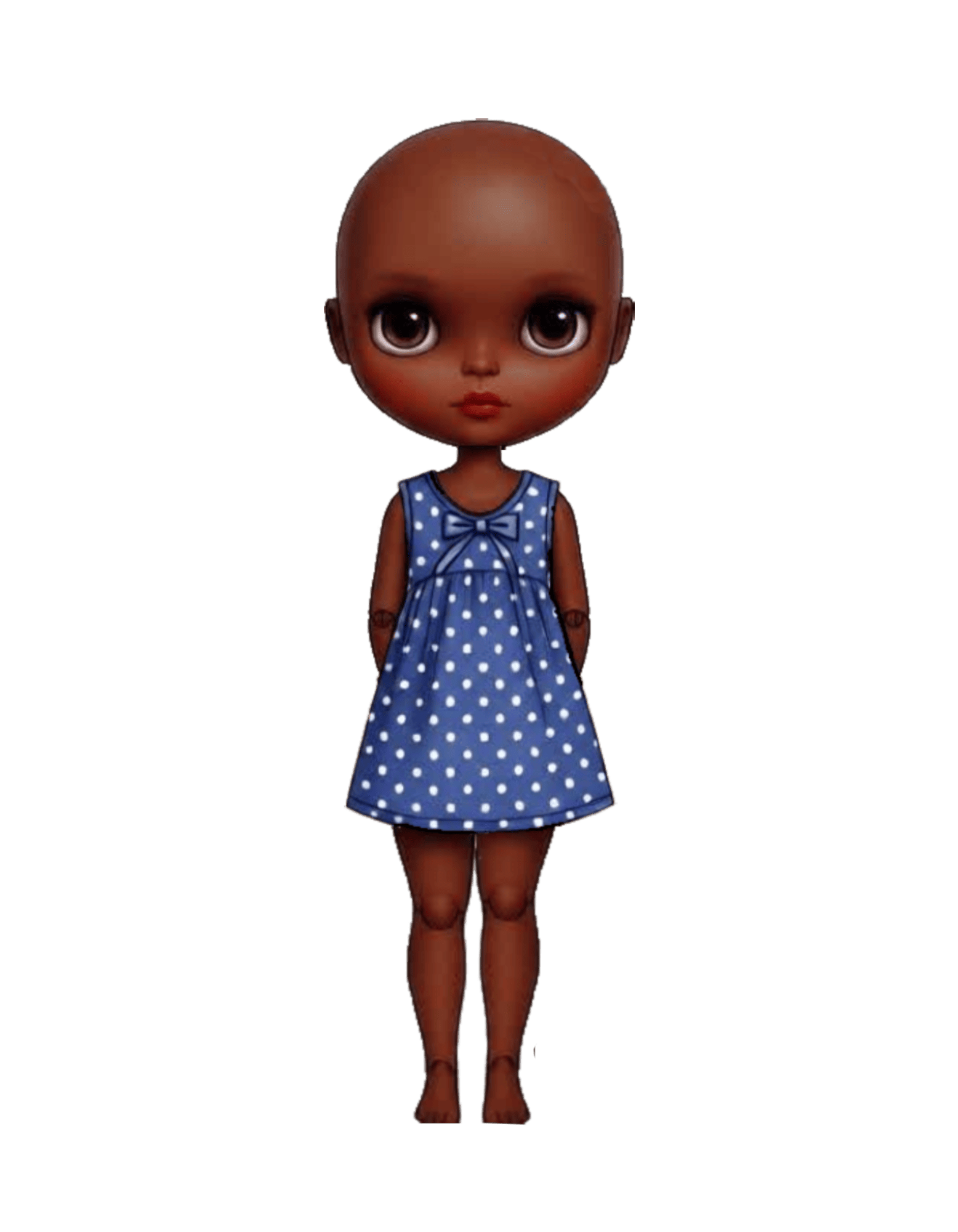 Uploaded black skin doll